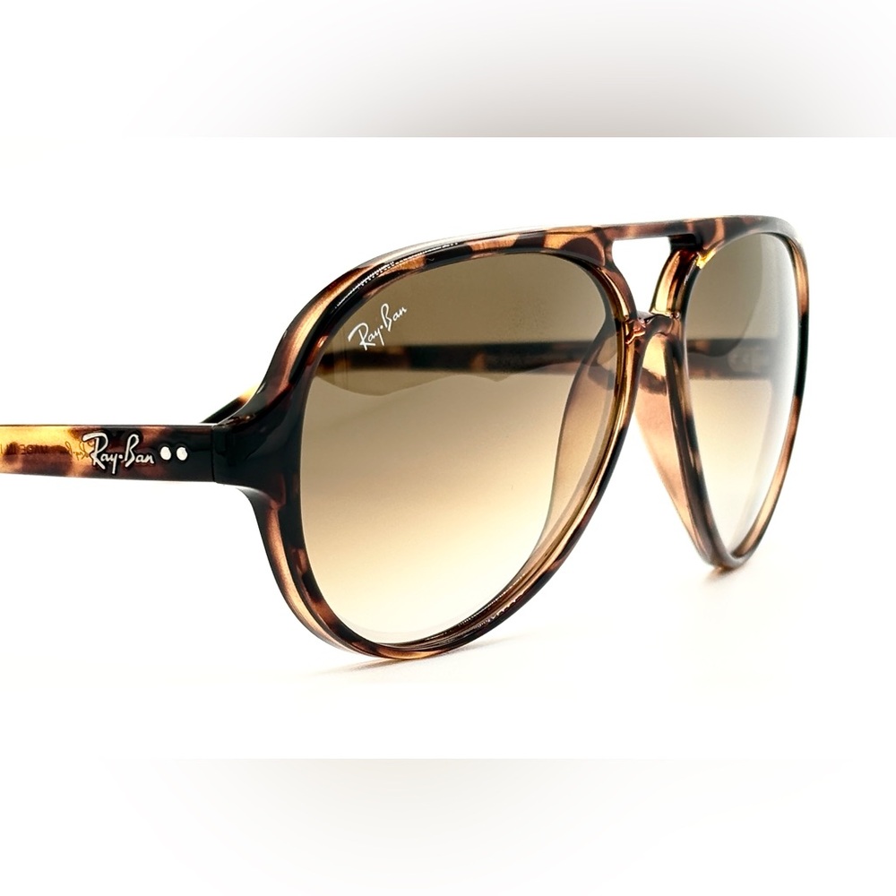 Ray-Ban RB4125 Sunglasses Aviators Havana 710/51 59/140 w/ Case & Original Box - Picture 3 of 16